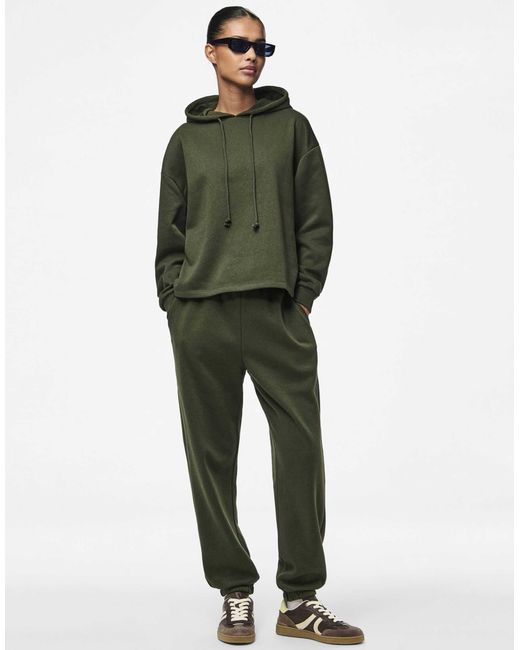 Pantalon Pieces en coloris Green