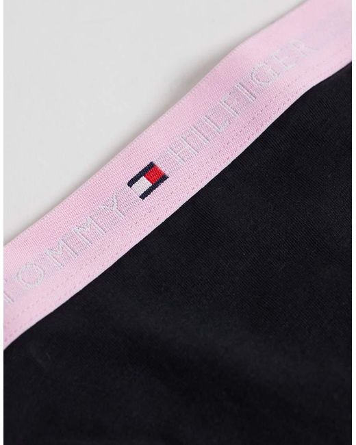 Tommy Hilfiger Multicolor Essential Cotton 3 Pack Tanga Lingerie Thongs