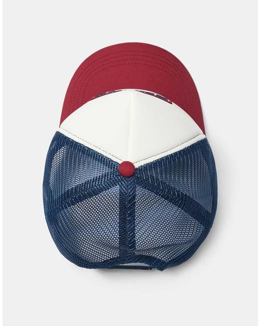 Pull&Bear Pink Service Supply Trucker Cap for men