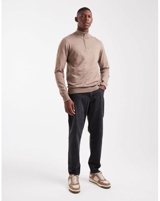 Threadbare – strickpullover in Natural für Herren