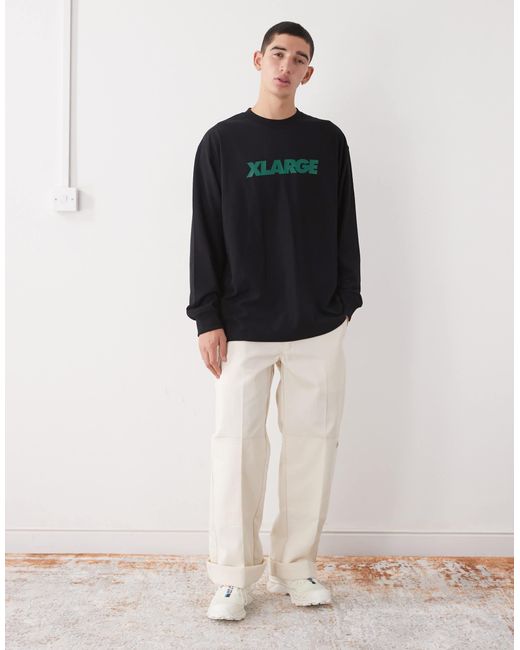 Xlarge – langärmliges t-shirt in Black für Herren