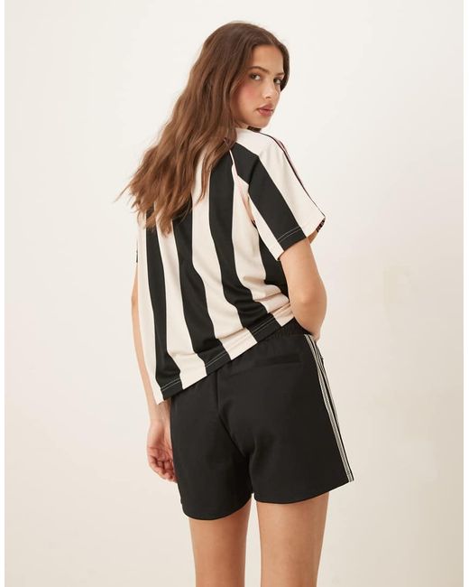 Adidas Originals Black Crochet 3 Stripe Shorts