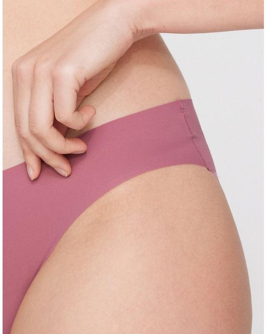 Tezenis Pink Laser-Cut Microfibre Knickers