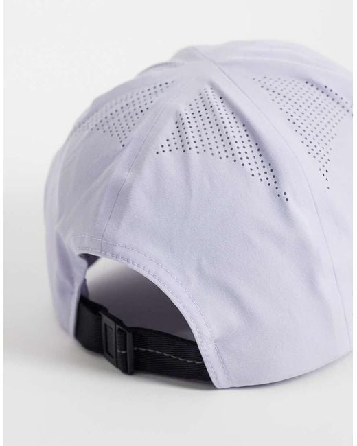 New Balance White Fast Days 6 Panel Cap