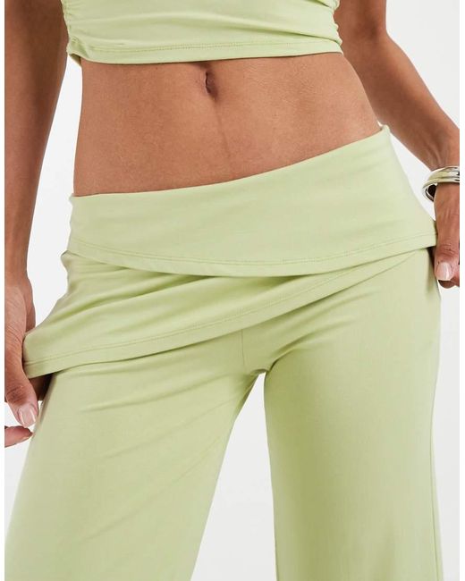Motel Green Lolicy Low Waist Pants