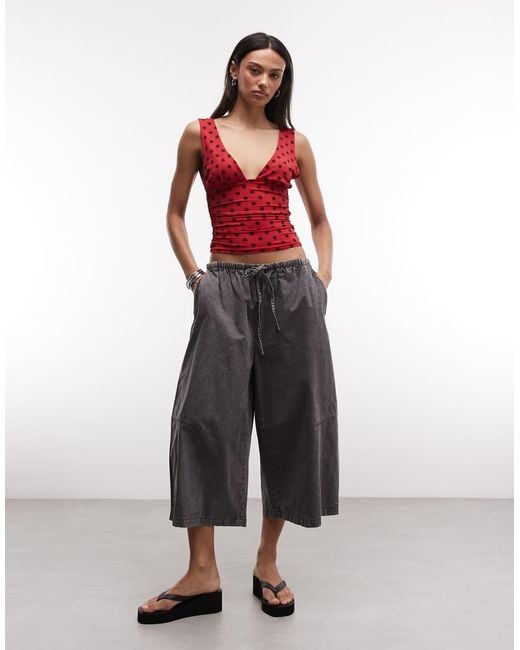 Collusion Red Plunge Halter