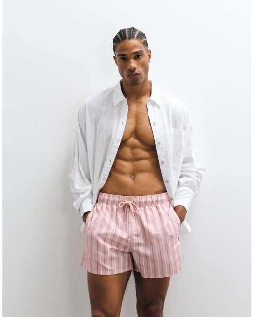 ASOS Pink Swim Shorts for men