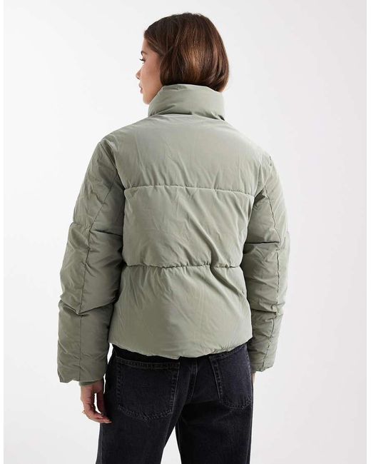 Mango Gray Teen Puffer Jacket