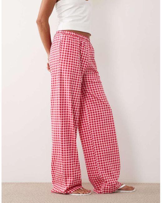 Threadbare Pink Jersey Pull On Trouser With Drawstring