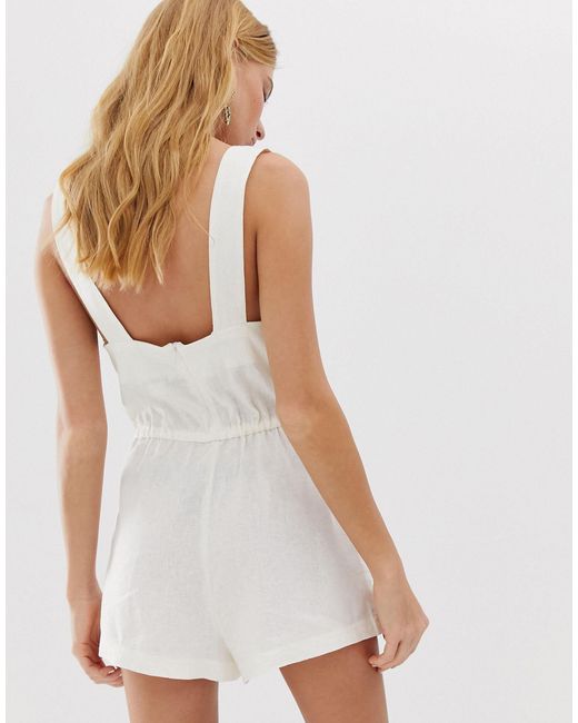 monki linen jumpsuit