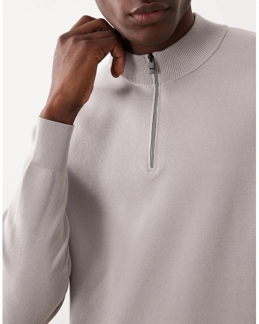 Mango – performance – pullover in Gray für Herren