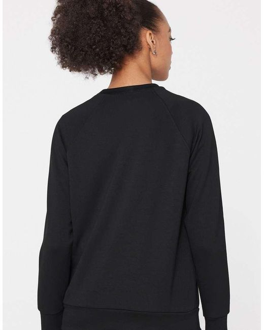 Tezenis Black Soft Touch Round Neck Sweatshirt
