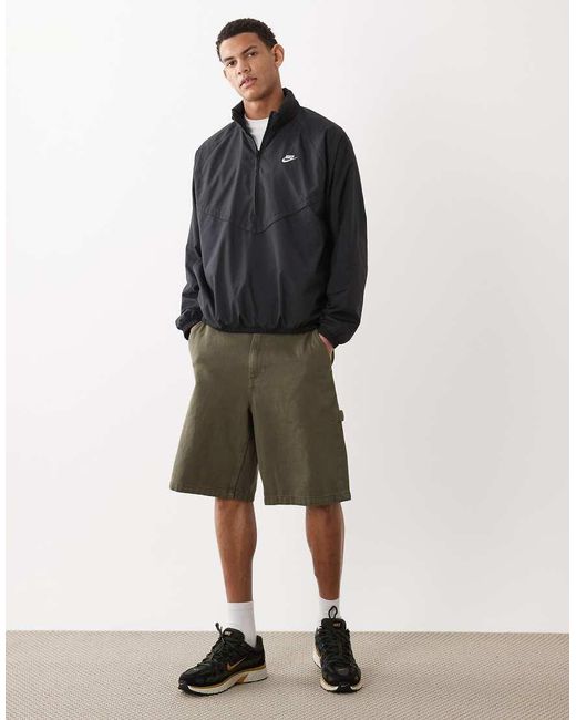 Nike Blue Windrunner Lightweight Half-Zip Jacket for men