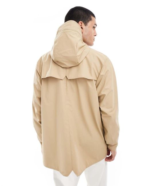 Rains Natural 12010 Waterproof Short Jacket for men