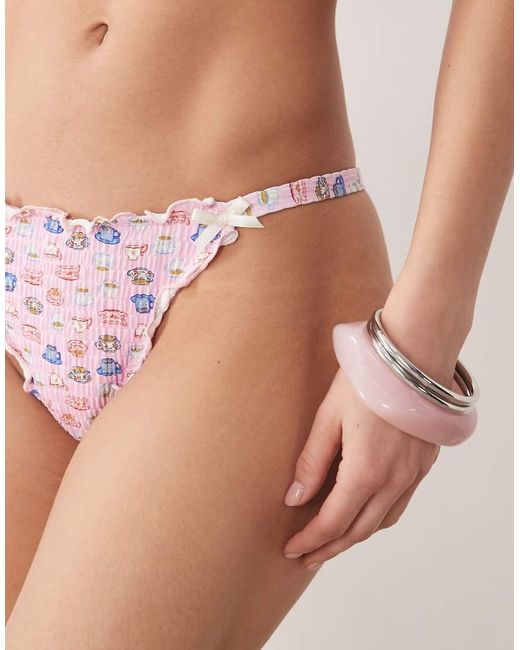 Dippin' Daisy's Pink Dippin Daisys Cheeky Bikini Bottom