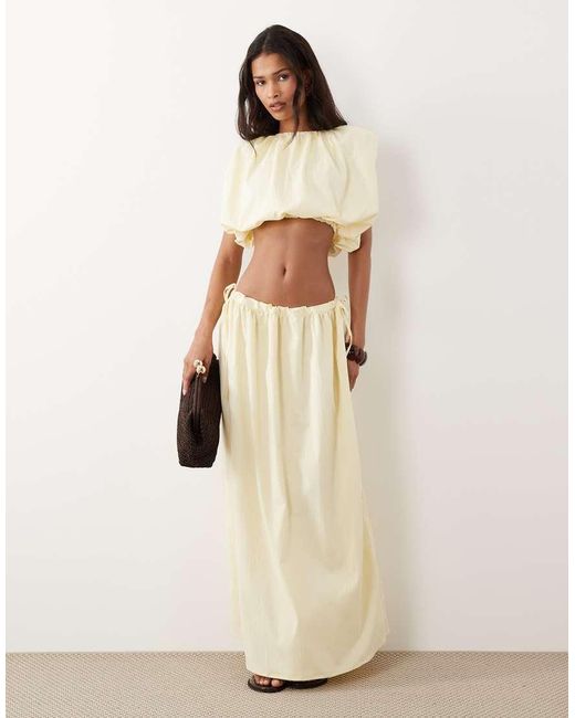 4th & Reckless Natural Bubble Hem Sleeveless Top