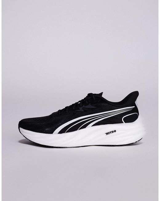 PUMA Black Velocity Nitro 4 Trainers for men