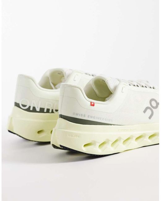 On Shoes White Cloudsurfer Next Running Trainers for men