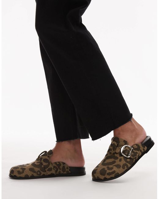 TOPSHOP Black Beck Clog