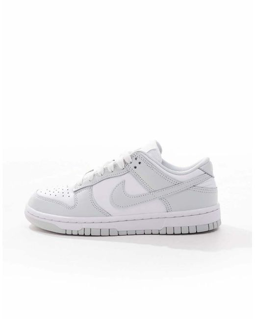 Nike White Dunk Low Trainers