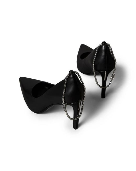 Calvin Klein Black Stiletto High Heel With Pointed Toe