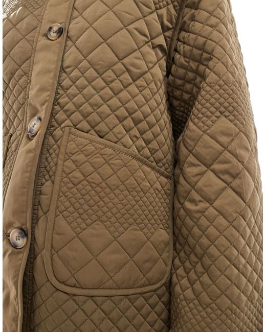Y.A.S Blue Quilted Jacket
