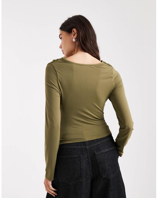 ASOS Green – langärmliges oberteil