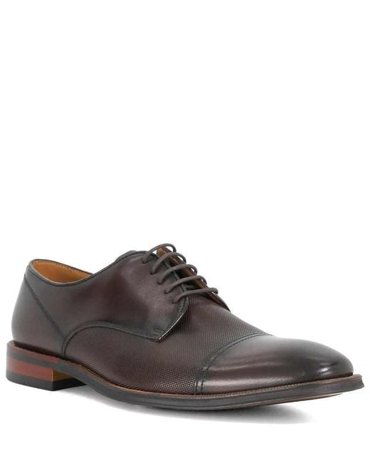 Dune Brown Stones Derby Shoes for men