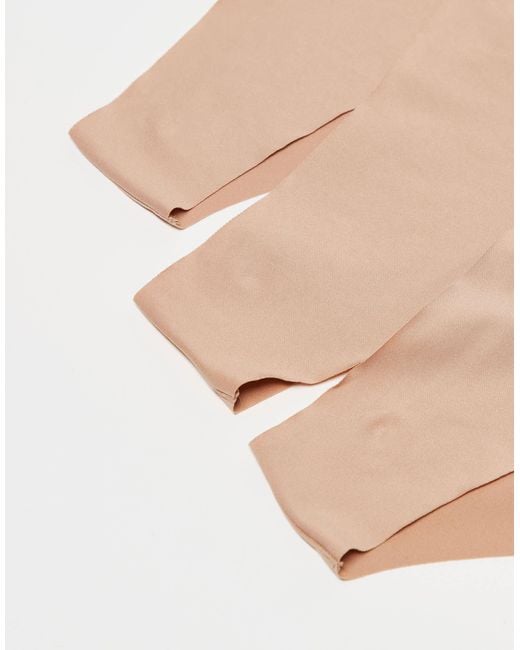 ASOS Natural 3 Pack No Vpl Brazilian Briefs