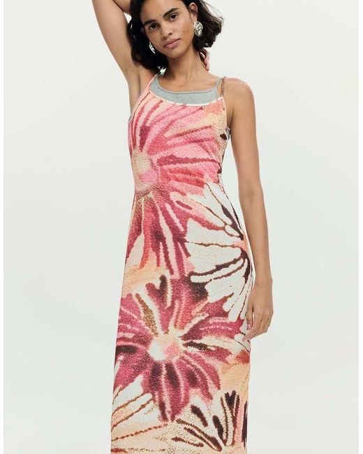 Desigual White 2-In-1 Dress