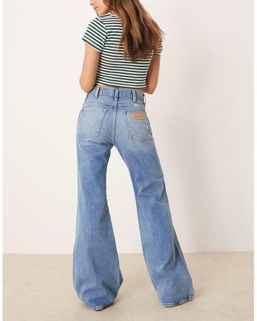 Wrangler Blue 70S Flare Jeans