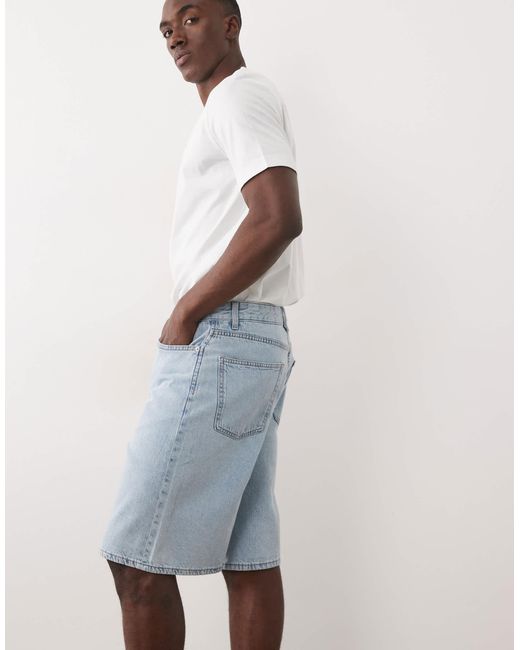Only & Sons Blue Jorts for men
