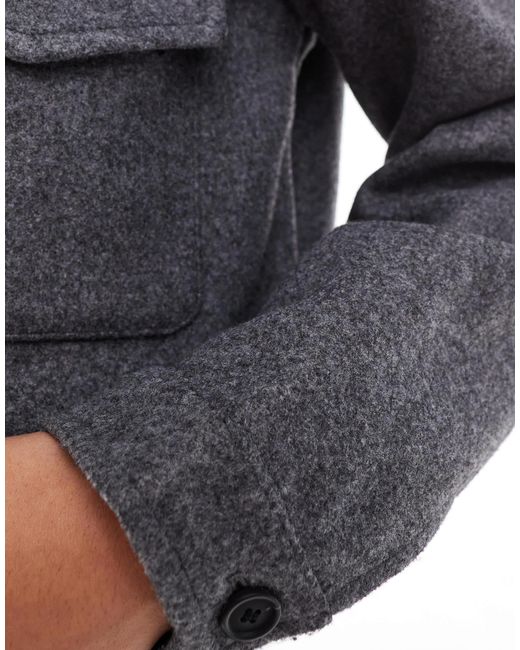 Bershka wool jacket discount