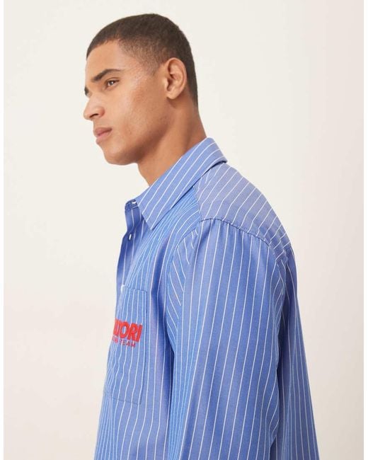 Camicia Oversize di ASOS in Blue da Uomo