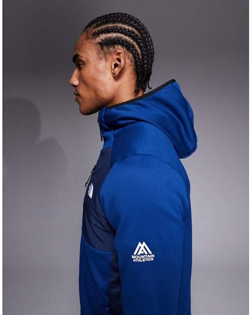 The North Face Blue Mountain Athletics Full Zip Fleece Jacket for men