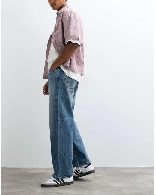 Jack & Jones Blue Alex baggy Jeans for men