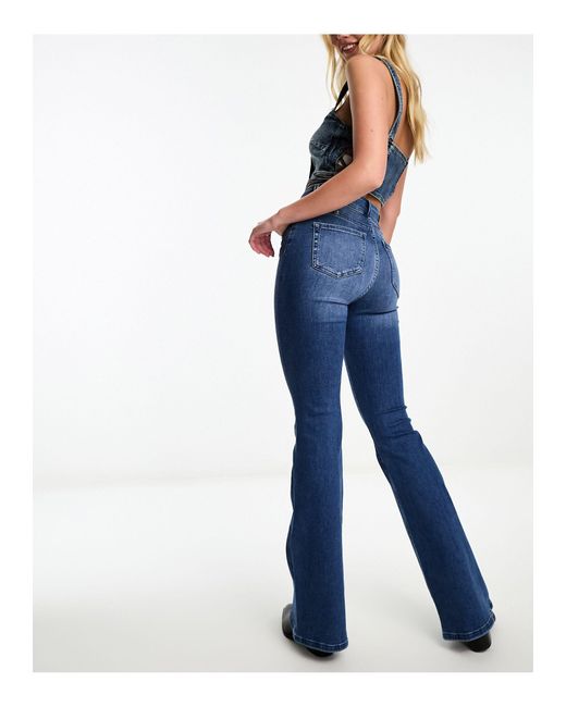 Cheryl - jeans medio a zampa di ONLY in Blue