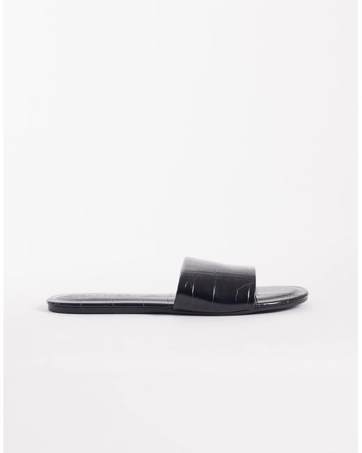 ASOS White Faith Flat Sandals