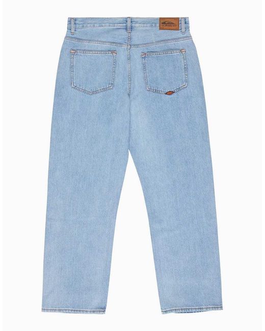 Quiksilver Blue Baggy Denim Jeans for men