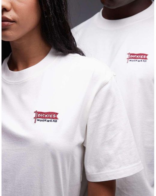 Dickies Gray Flag Logo T-shirt