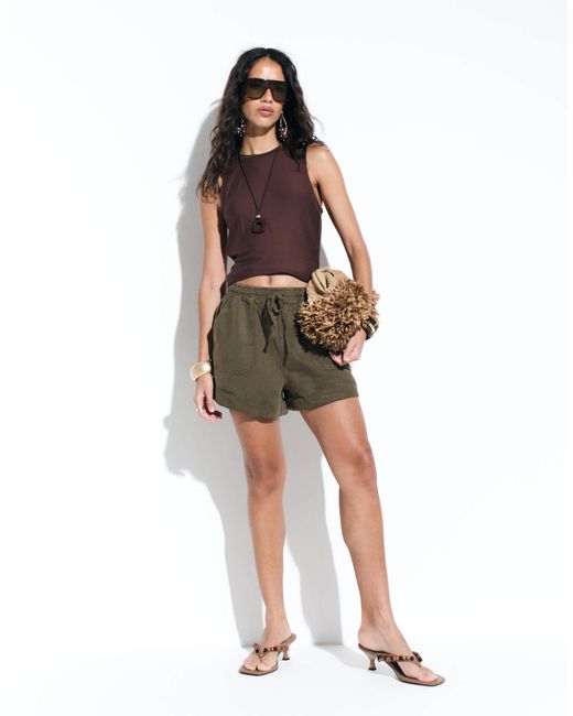 ASOS Brown Pull On Short
