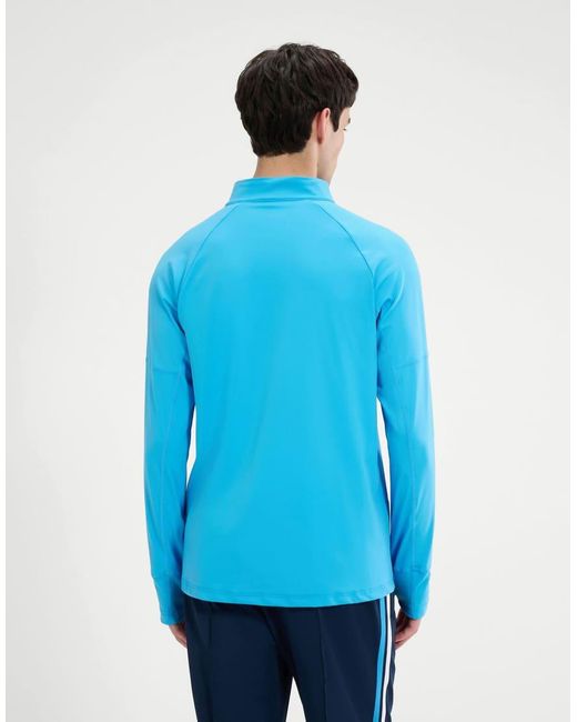 Ellesse Blue Musica 1/4 Ls Tee for men