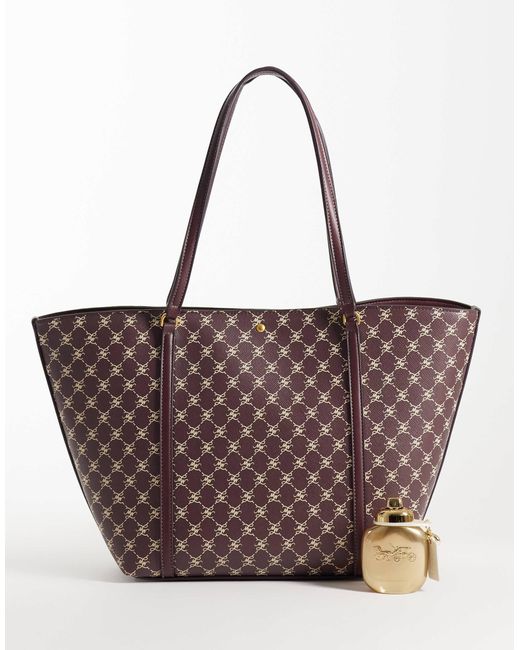 Mango Brown Monogramm-shopper