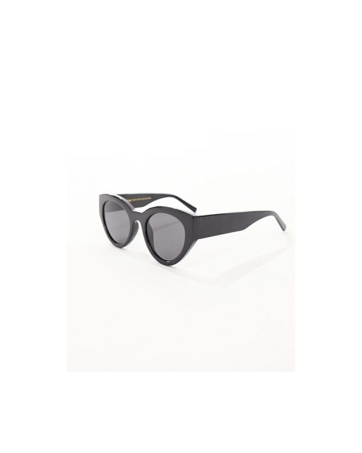 & Other Stories Black Round Sunglasses