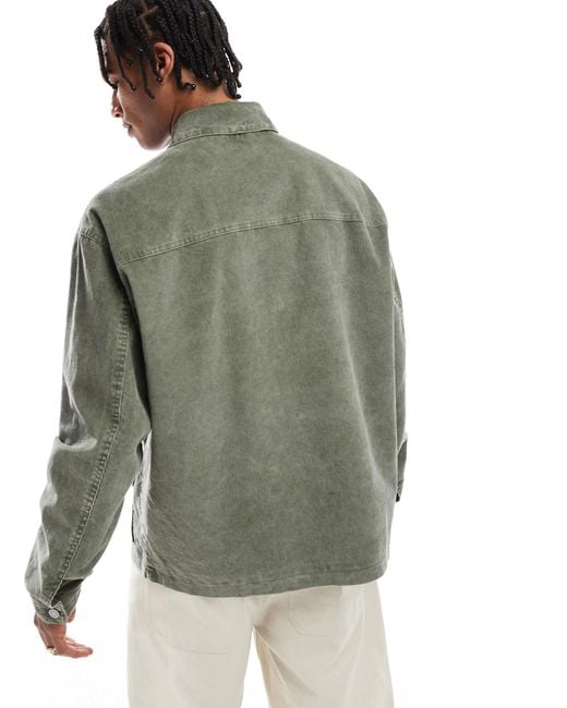 ASOS Green Harrington Jacket for men