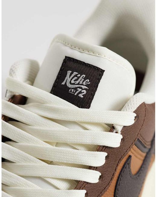 Nike Brown Air Force 1 Lv8 Trainers for men