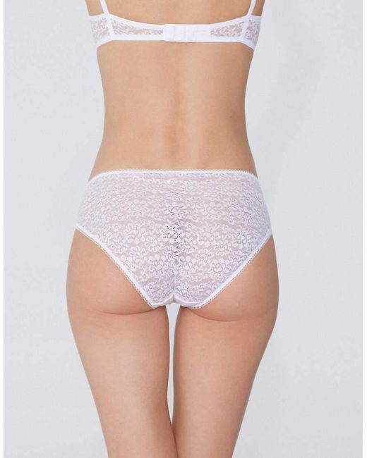 Tezenis White Classic Lace Briefs