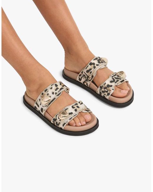 Carvela Kurt Geiger White Sorano Sandal Flat Sandals