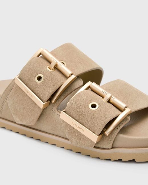 AllSaints Natural – sian – leder-sandalen