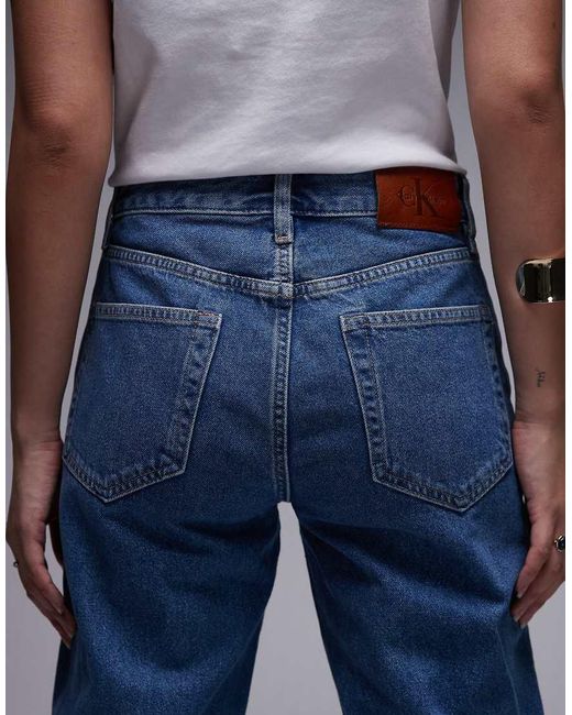 Calvin Klein Blue 90s Straight Jeans